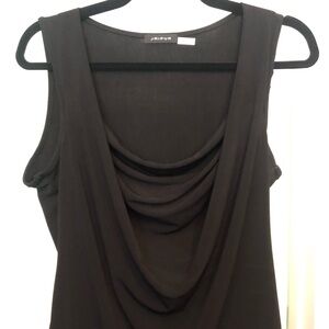 Jaipur Black shirt sleeve top Size Large